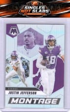 2025 Panini Mosaic Montage Justin Jefferson #27 card