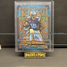 2025 Panini Mosaic Stained Glass Oversized Justin Jefferson #16 card