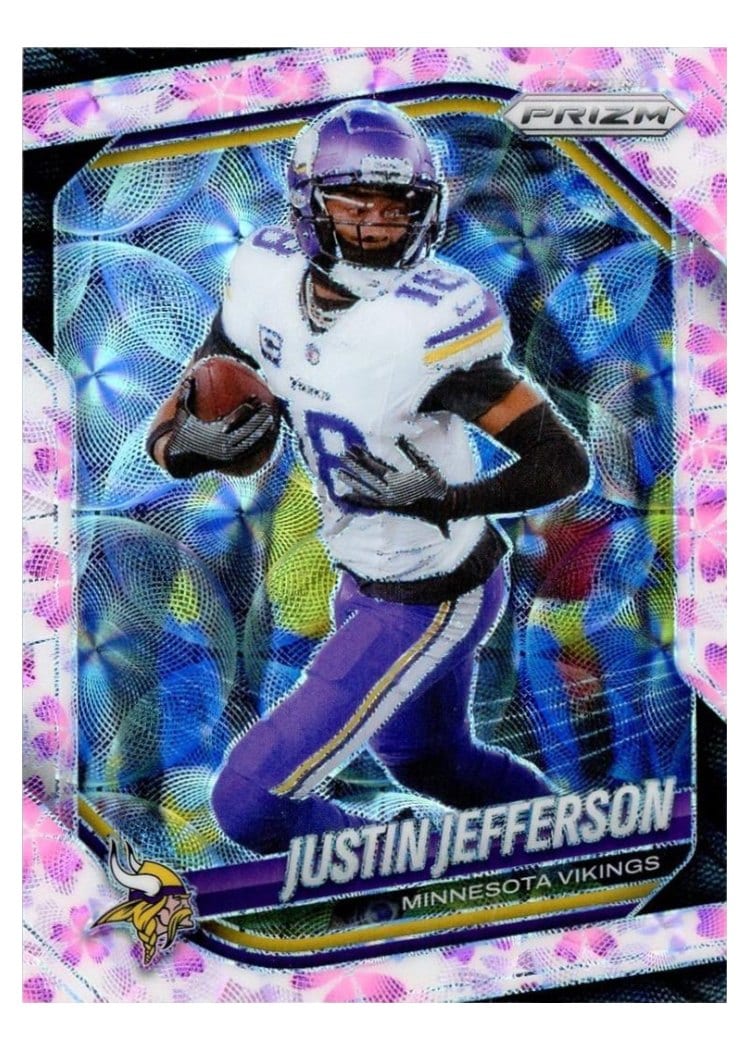 2025 Panini Prizm Base Set Justin Jefferson #81 card