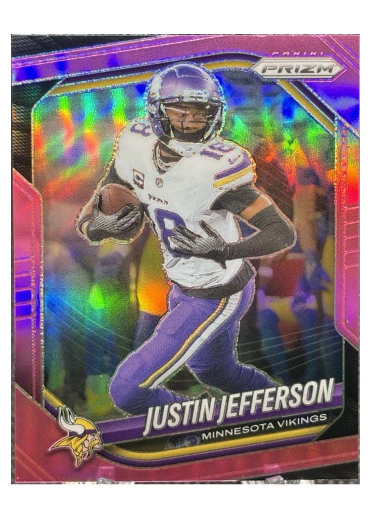 2025 Panini Prizm Base Set Justin Jefferson #81 card