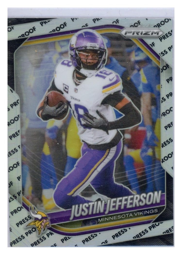 2025 Panini Prizm Base Set Justin Jefferson #81 card