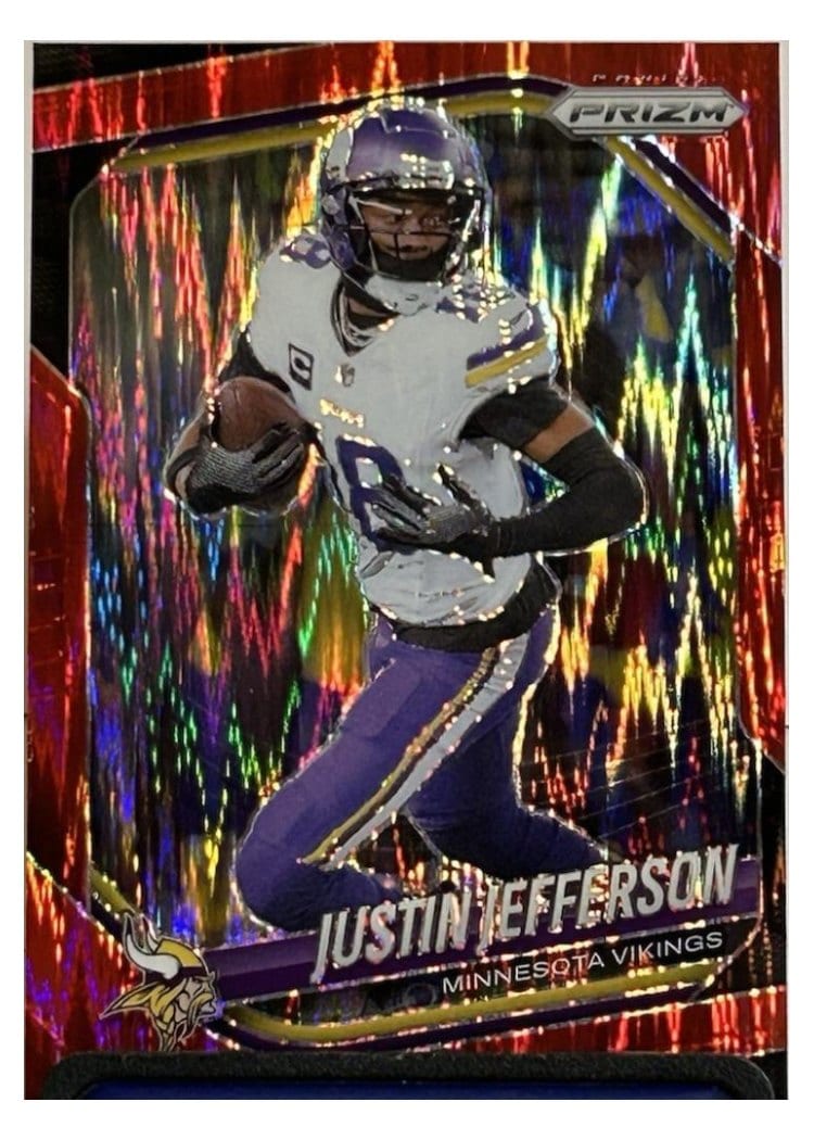 2025 Panini Prizm Base Set Justin Jefferson #81 card