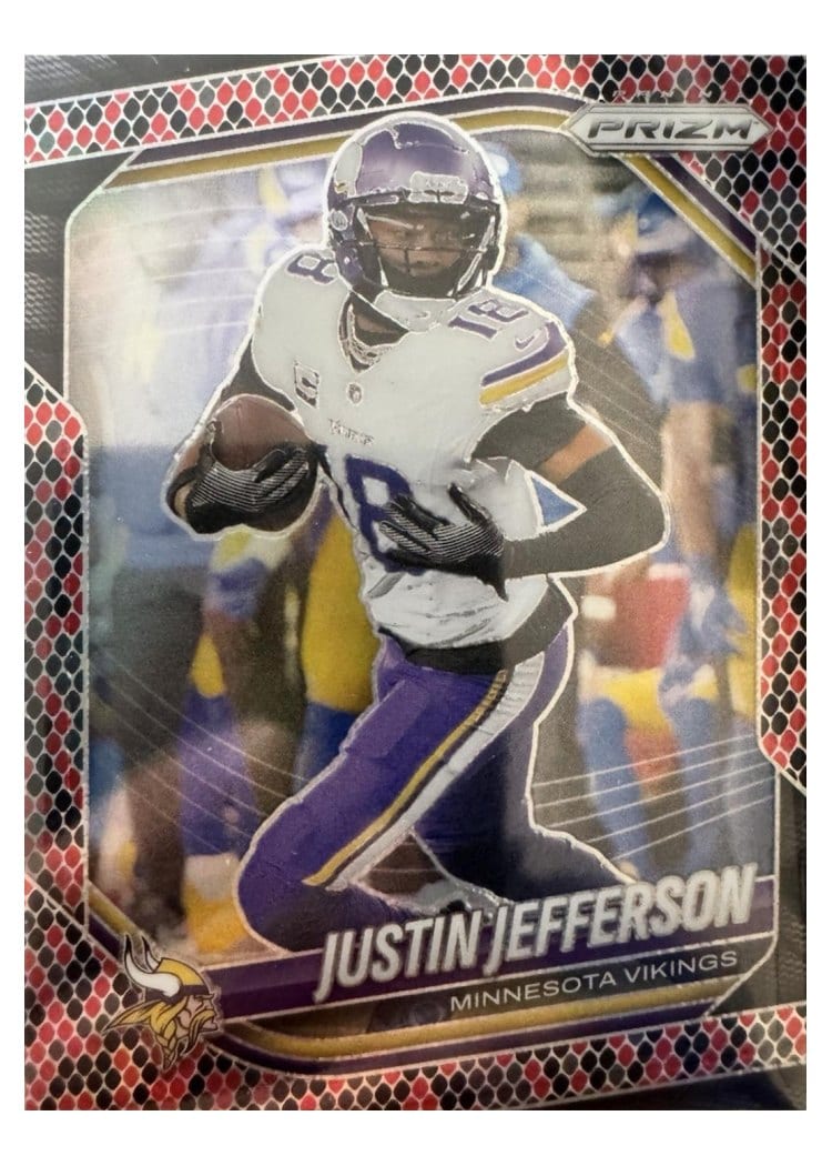 2025 Panini Prizm Base Set Justin Jefferson #81 card