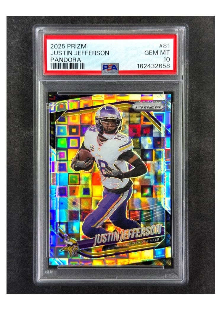 2025 Panini Prizm Base Set Justin Jefferson #81 card