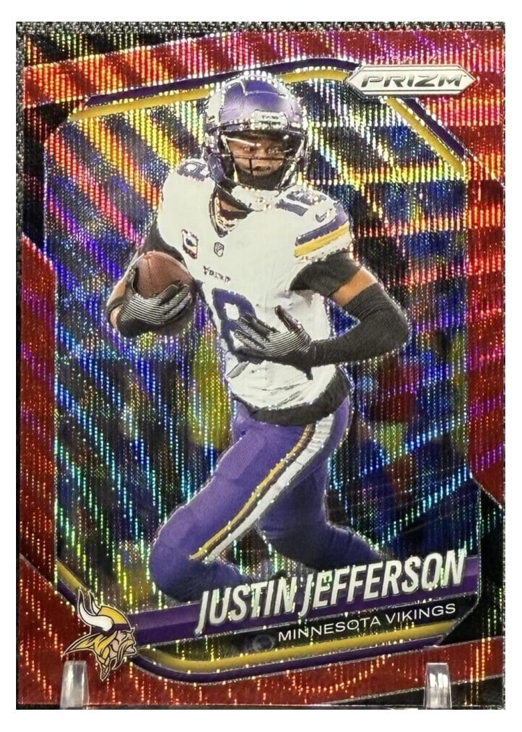 2025 Panini Prizm Base Set Justin Jefferson #81 card