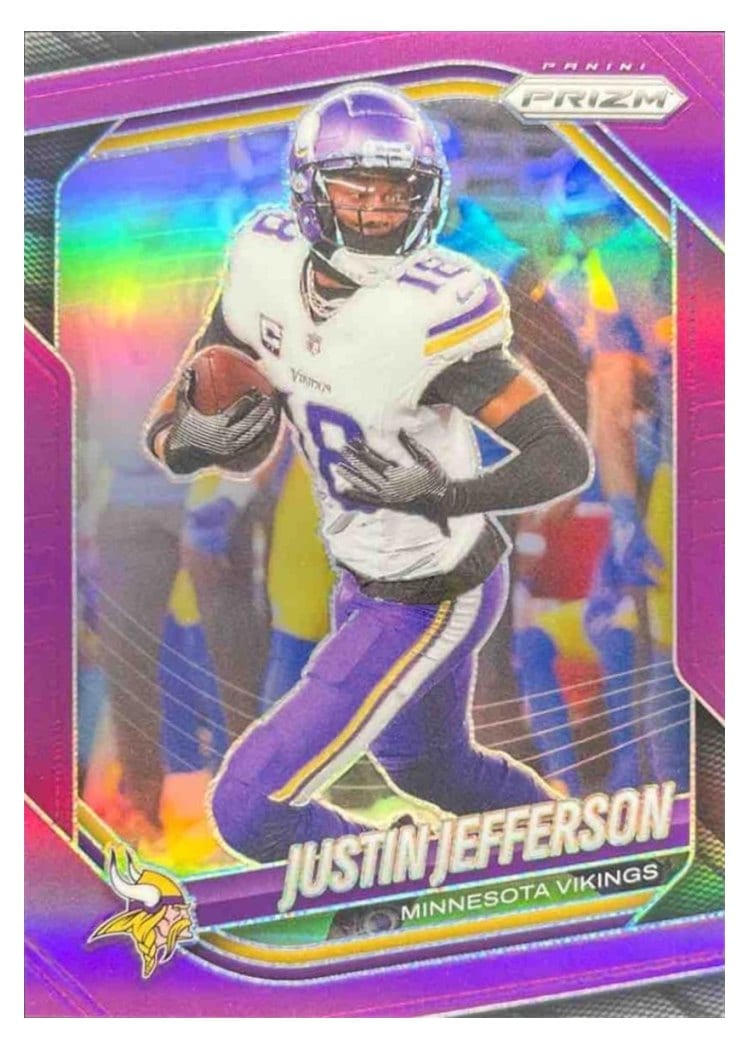 2025 Panini Prizm Base Set Justin Jefferson #81 card