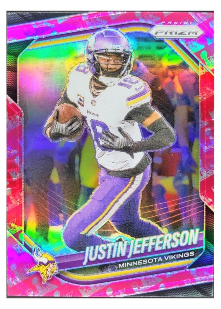 2025 Panini Prizm Base Set Justin Jefferson #81 card