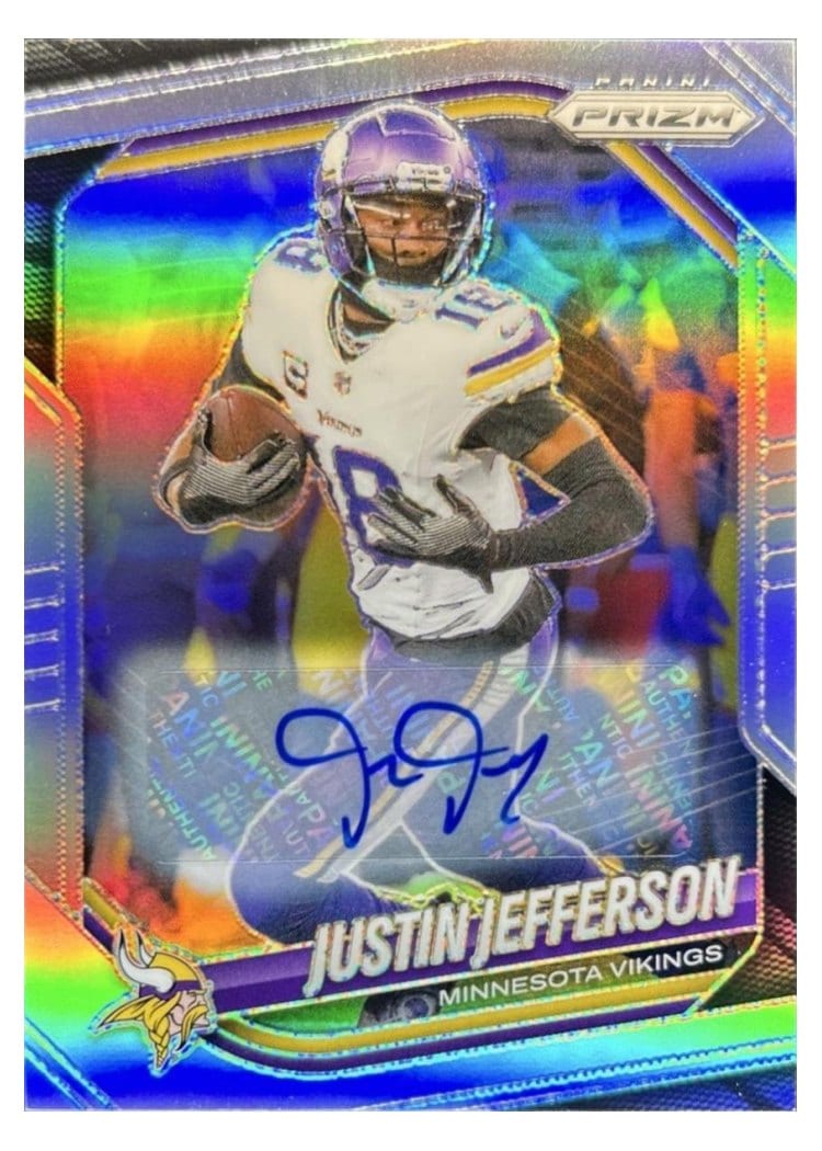 2025 Panini Prizm Base Set Justin Jefferson #81 card