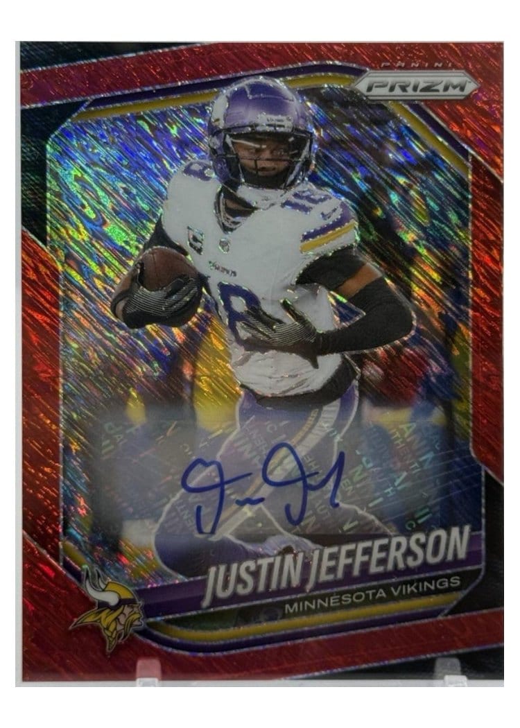 2025 Panini Prizm Base Set Justin Jefferson #81 card