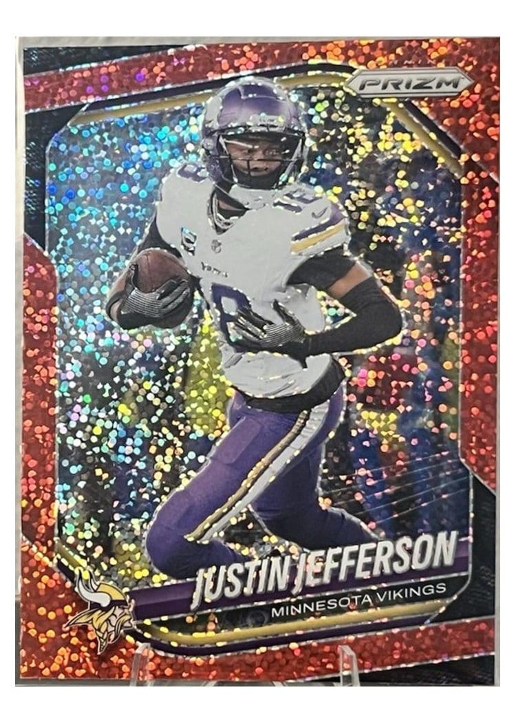 2025 Panini Prizm Base Set Justin Jefferson #81 card