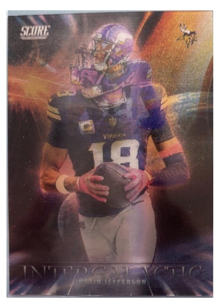 2025 Score Intergalactic Justin Jefferson #7 card