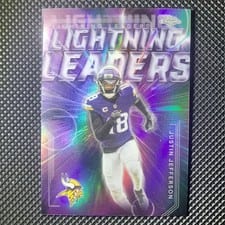 2025 Topps Chrome Lightning Leaders Justin Jefferson #LL-12