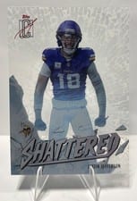 2025 Topps Signature Class Shattered Justin Jefferson #S-18 card