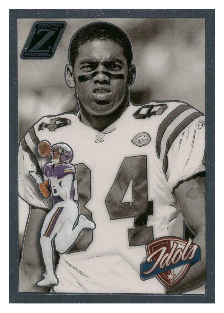 2024 Panini Zenith Idols Justin Jefferson / Randy Moss #16 card
