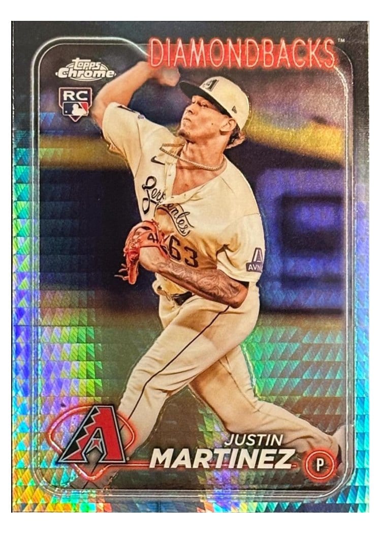 2024 Topps Chrome Base Set Justin Martinez #159 card