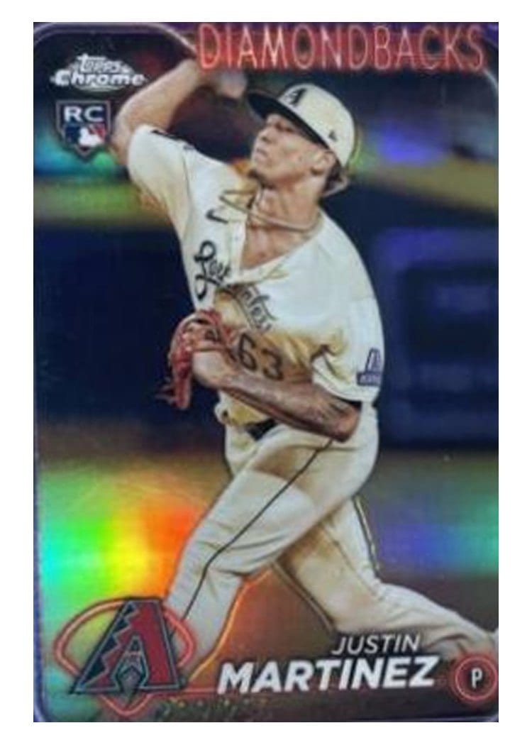 2024 Topps Chrome Base Set Justin Martinez #159 card