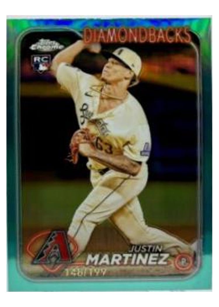 2024 Topps Chrome Base Set Justin Martinez #159 card