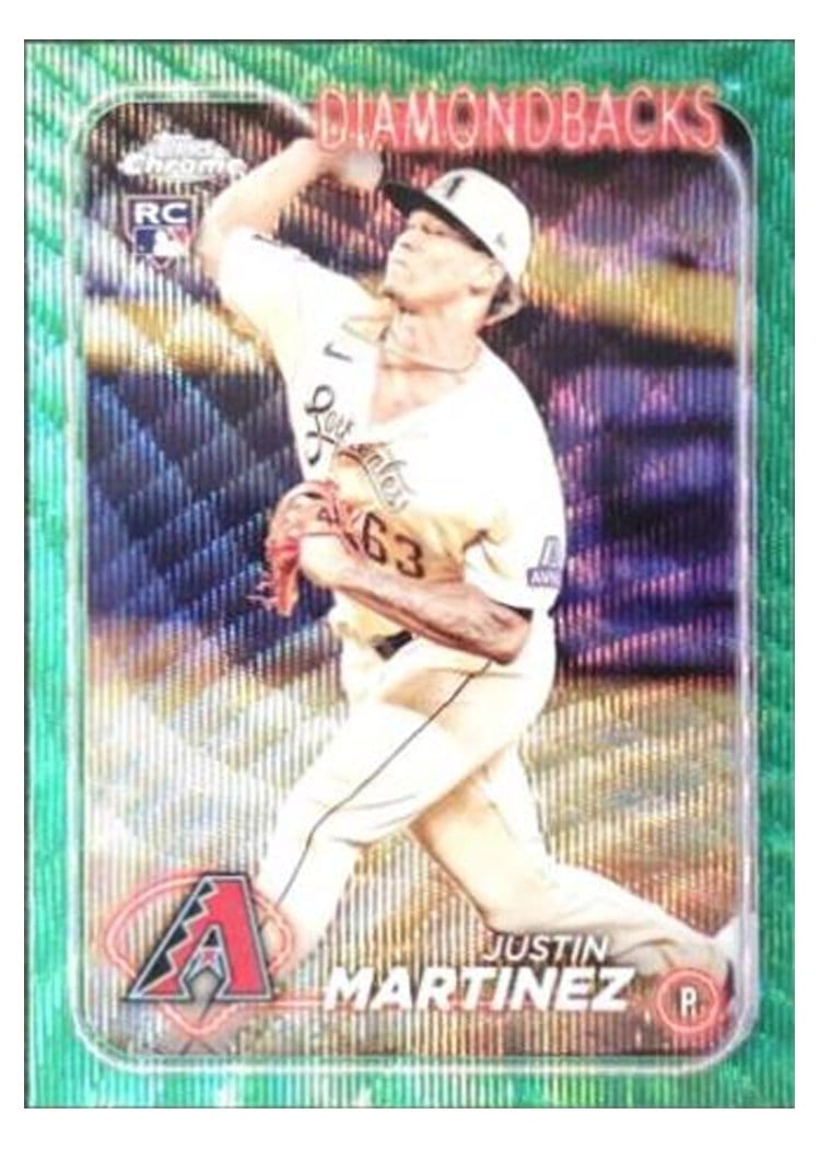 2024 Topps Chrome Base Set Justin Martinez #159 card