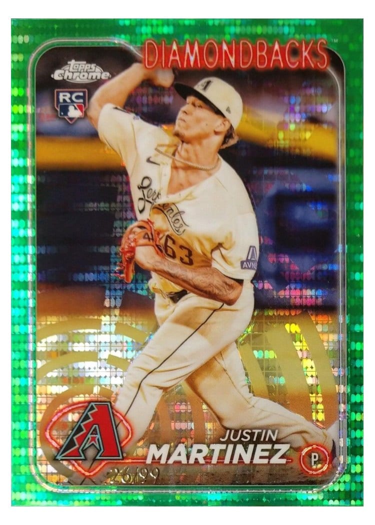 2024 Topps Chrome Base Set Justin Martinez #159 card