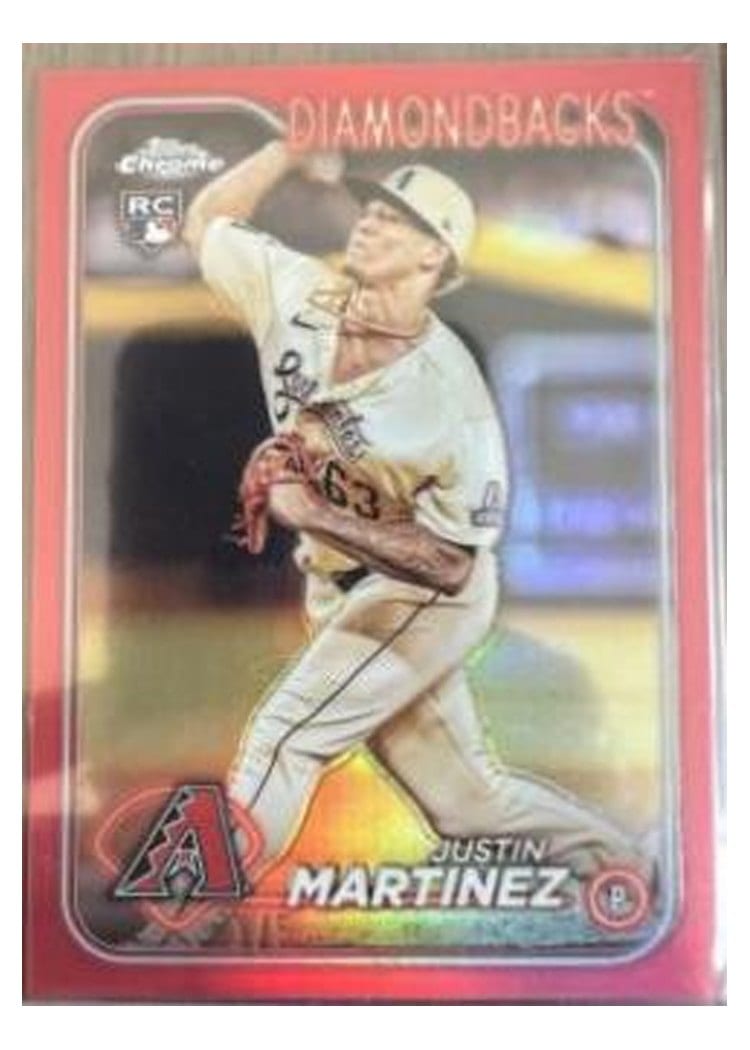 2024 Topps Chrome Base Set Justin Martinez #159 card