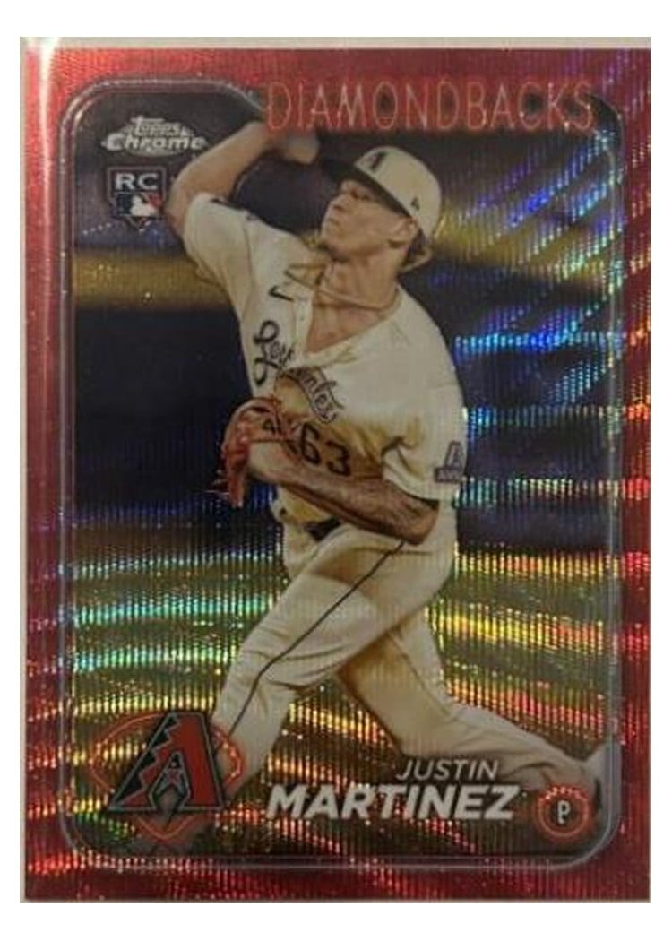 2024 Topps Chrome Base Set Justin Martinez #159 card