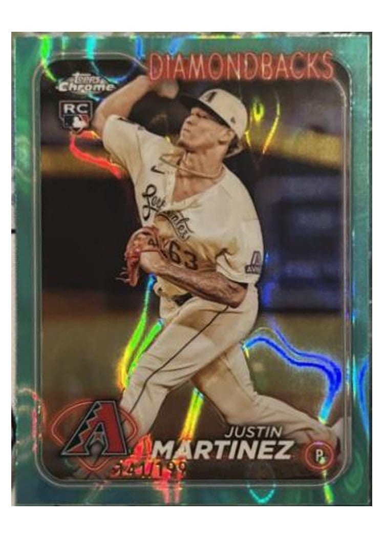 2024 Topps Chrome Base Set Justin Martinez #159 card