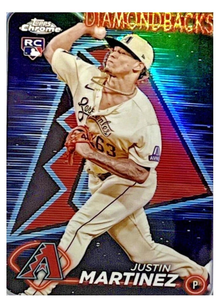 2024 Topps Chrome Base Set Justin Martinez #159 card