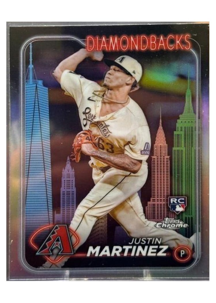 2024 Topps Chrome Base Set Justin Martinez #159 card