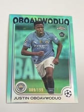 2024 Topps Chrome UEFA Justin Oboavwoduo #144 card