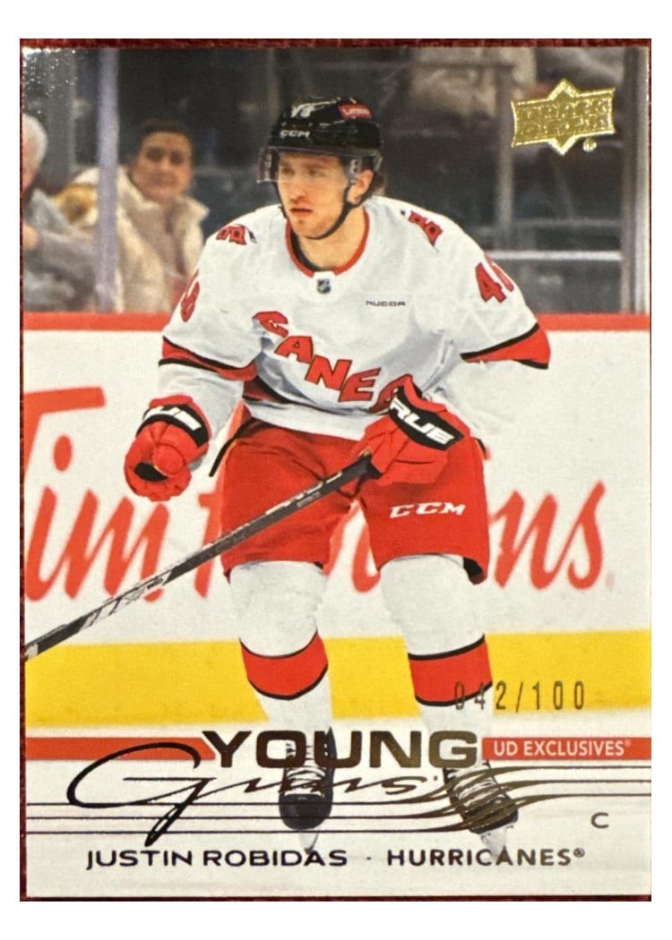 2025 Upper Deck Justin Robidas #243 card