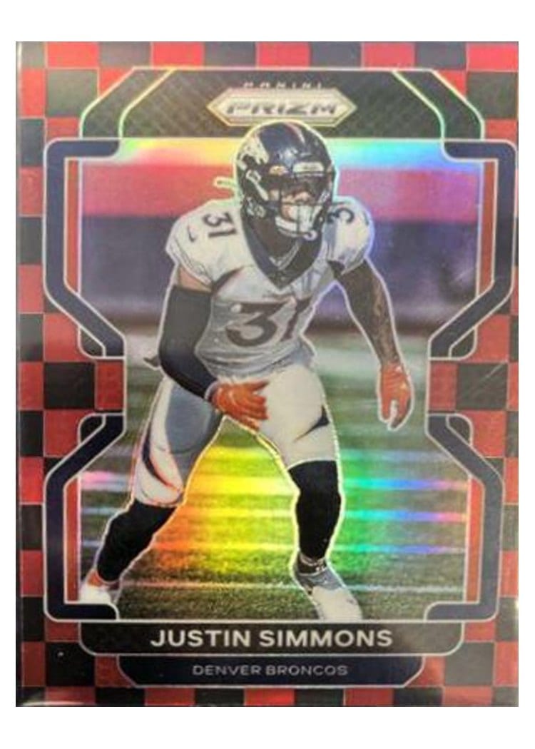 2021 Panini Prizm Base Set Justin Simmons #205 card