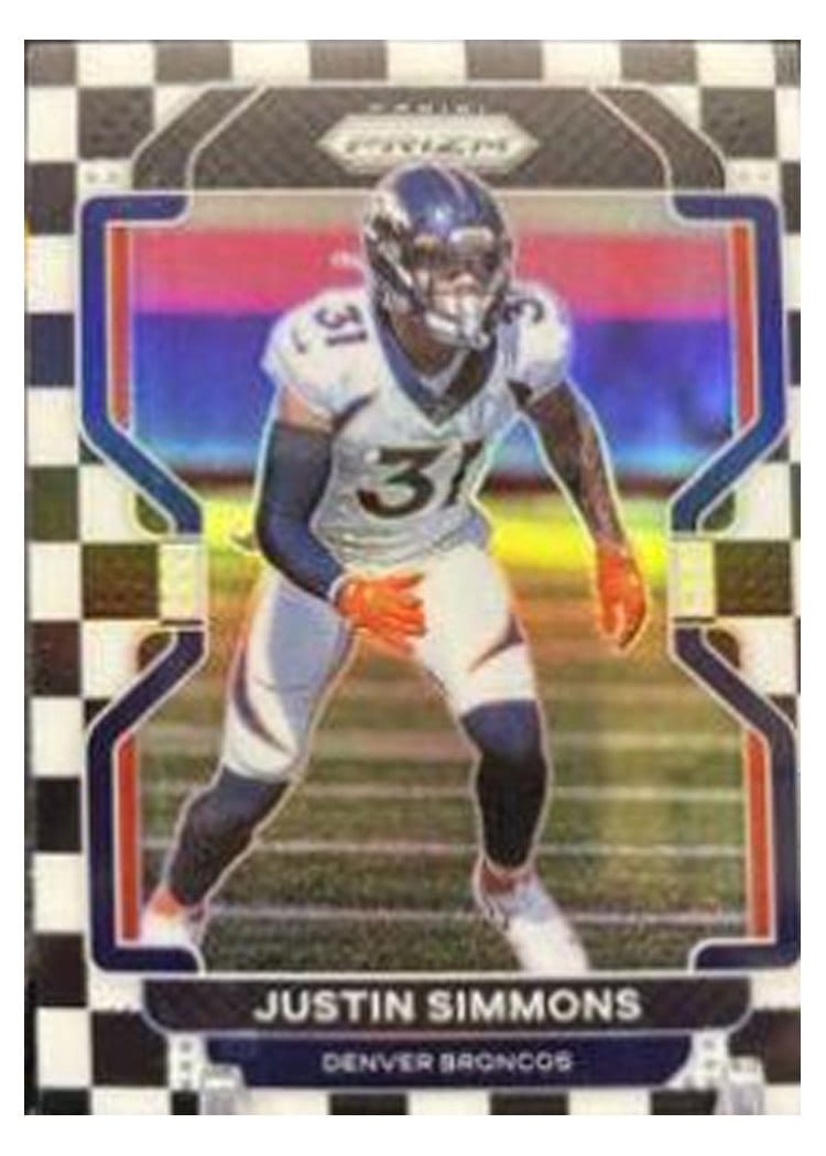 2021 Panini Prizm Base Set Justin Simmons #205 card