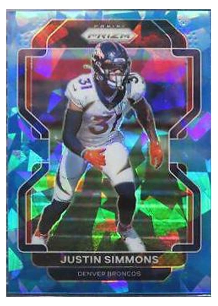 2021 Panini Prizm Base Set Justin Simmons #205 card