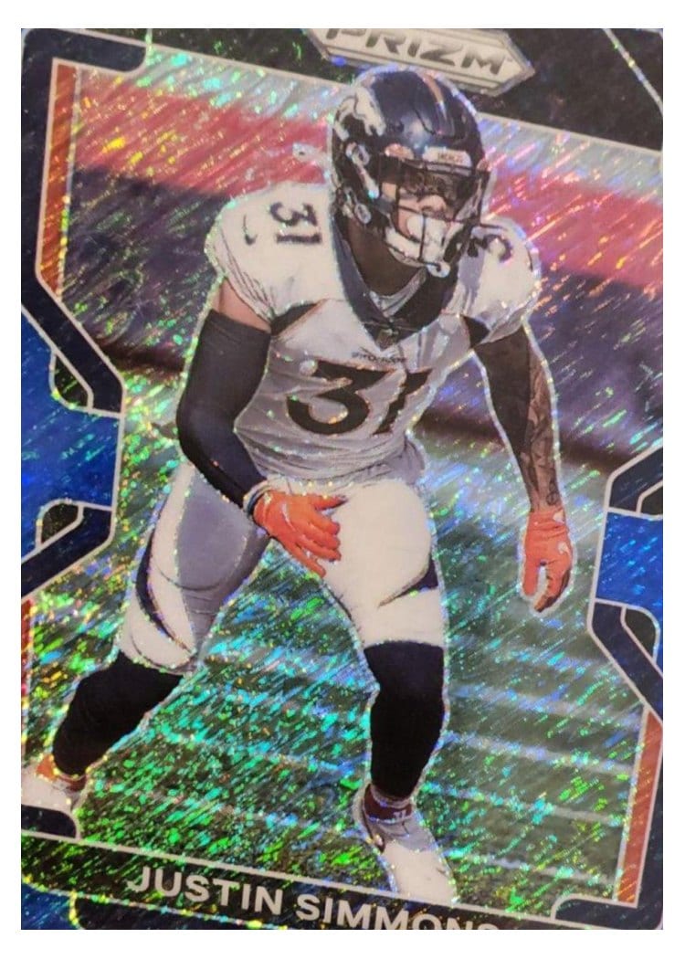 2021 Panini Prizm Base Set Justin Simmons #205 card