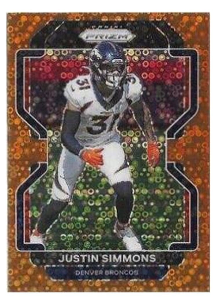 2021 Panini Prizm Base Set Justin Simmons #205 card