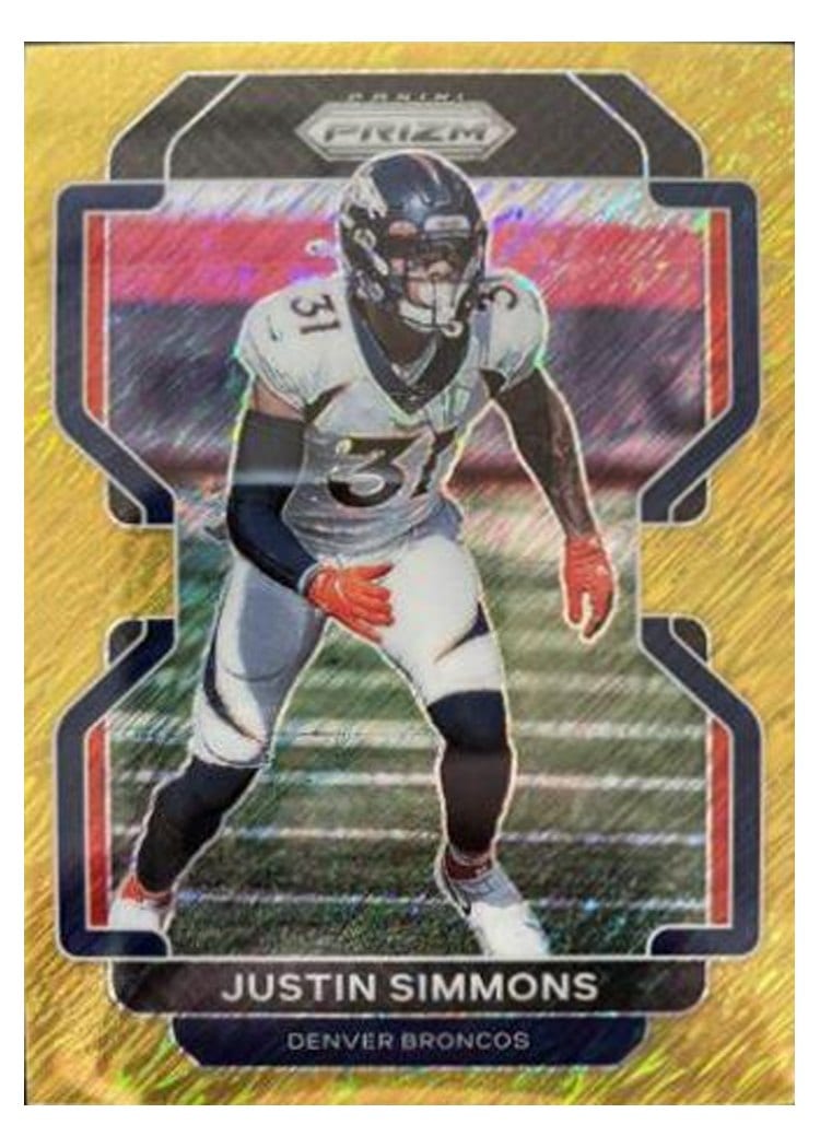 2021 Panini Prizm Base Set Justin Simmons #205 card