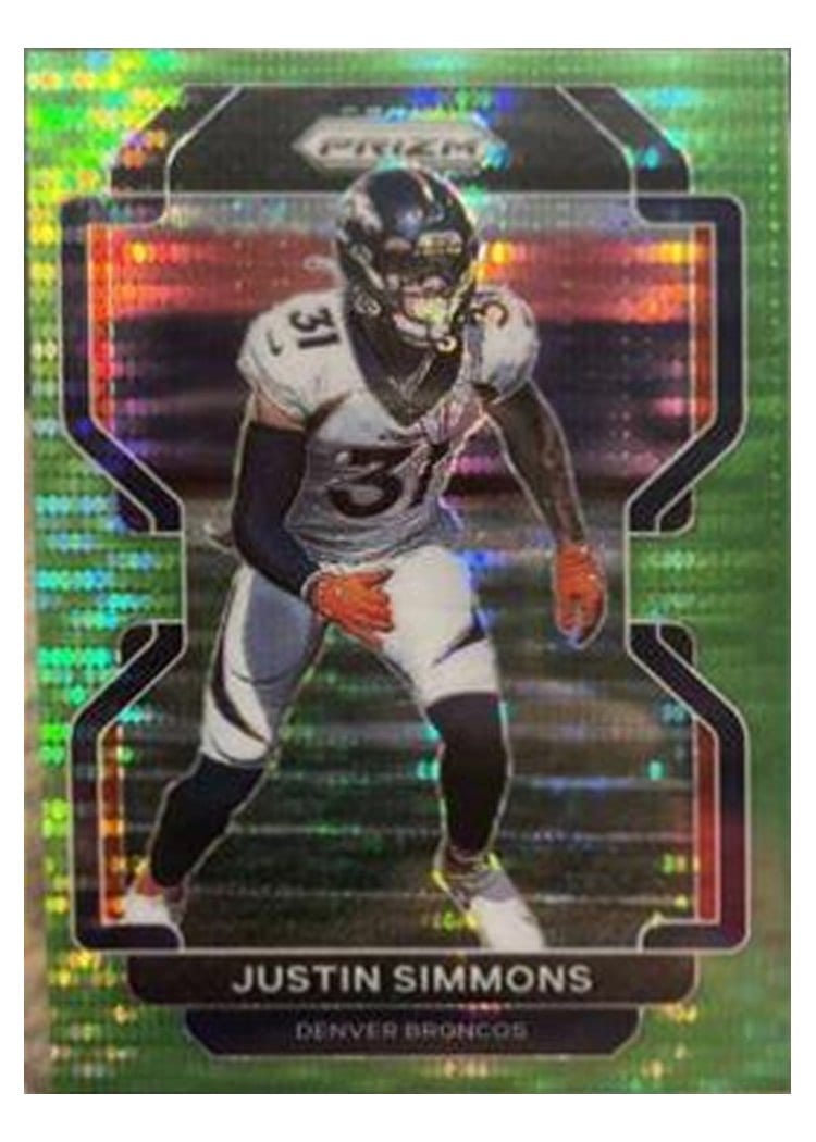 2021 Panini Prizm Base Set Justin Simmons #205 card