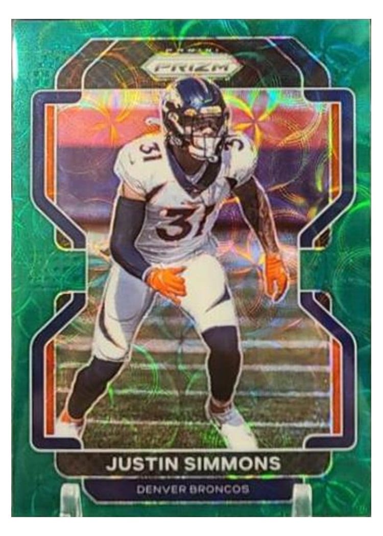 2021 Panini Prizm Base Set Justin Simmons #205 card