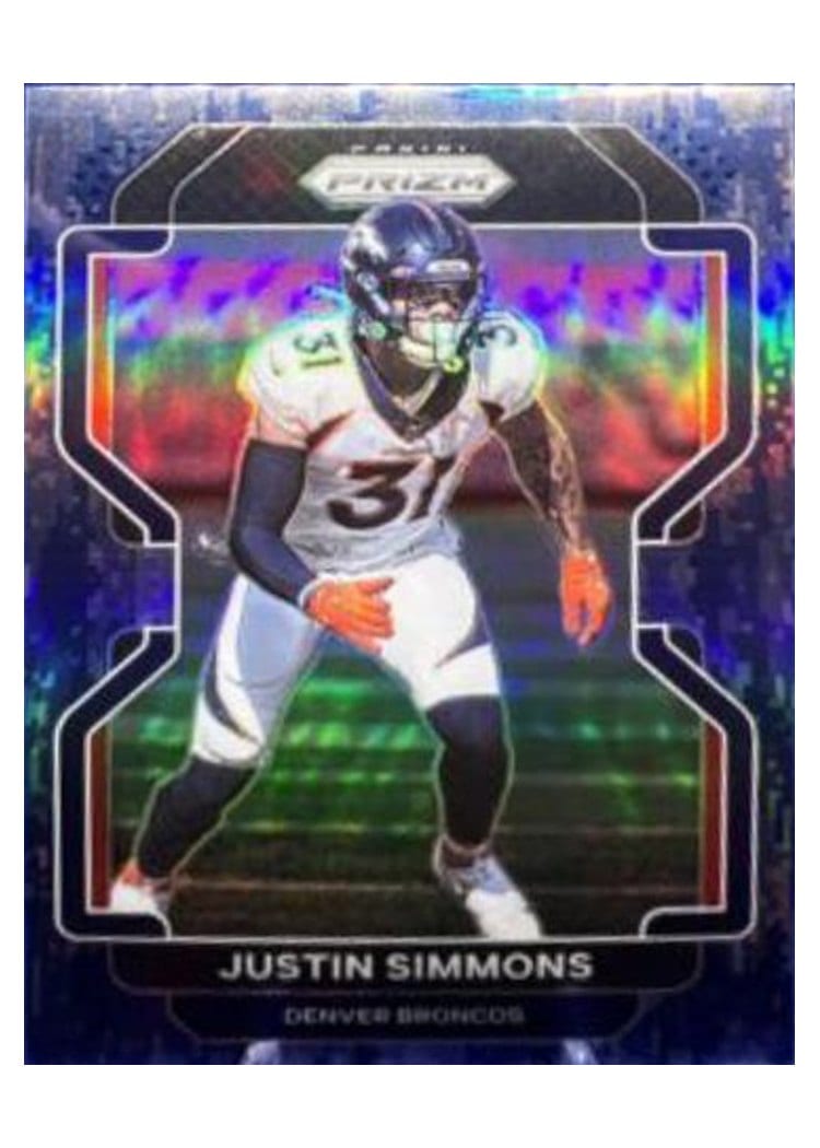2021 Panini Prizm Base Set Justin Simmons #205 card