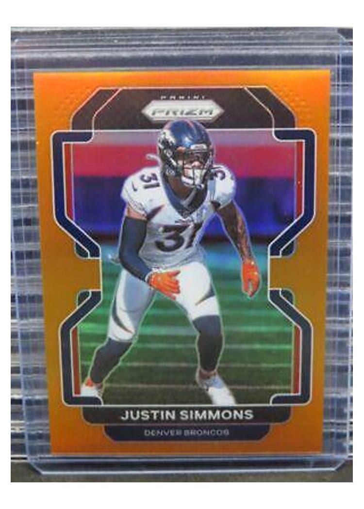 2021 Panini Prizm Base Set Justin Simmons #205 card