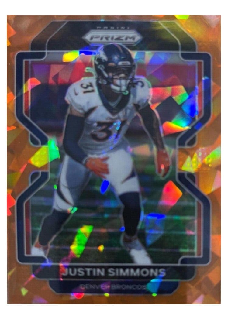 2021 Panini Prizm Base Set Justin Simmons #205 card