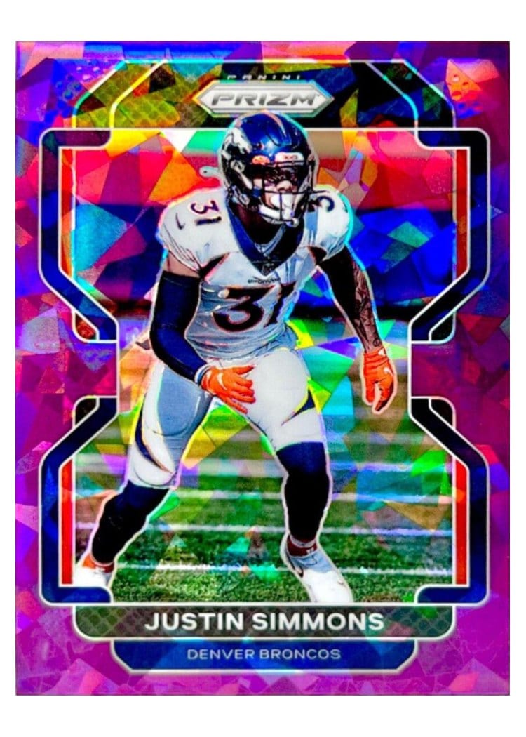 2021 Panini Prizm Base Set Justin Simmons #205 card