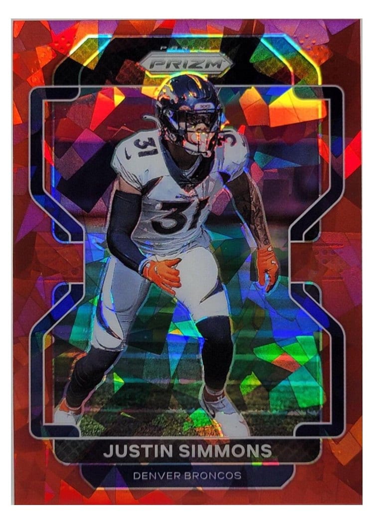2021 Panini Prizm Base Set Justin Simmons #205 card