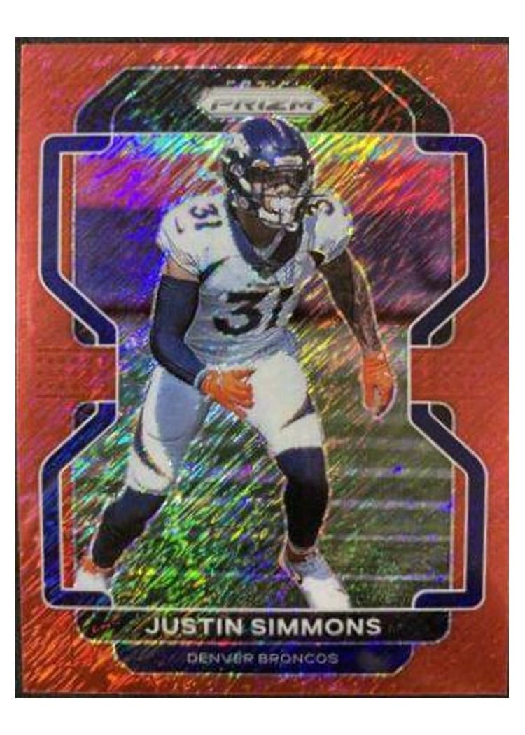 2021 Panini Prizm Base Set Justin Simmons #205 card