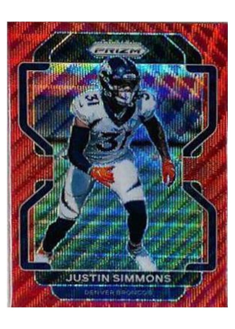 2021 Panini Prizm Base Set Justin Simmons #205 card