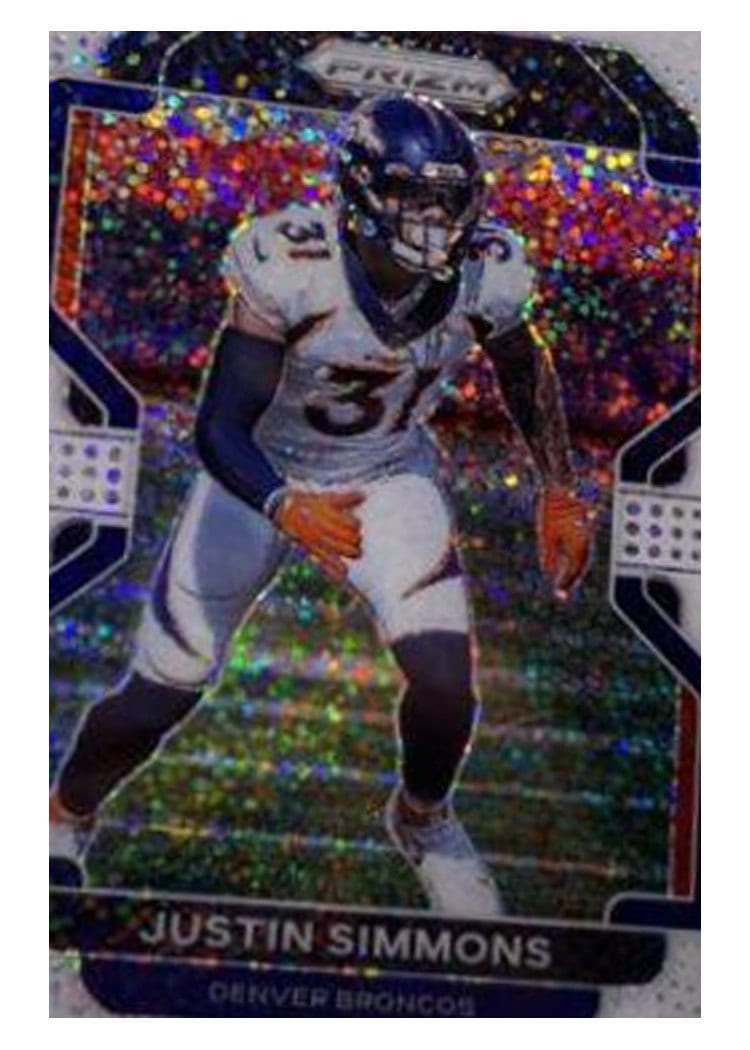2021 Panini Prizm Base Set Justin Simmons #205 card