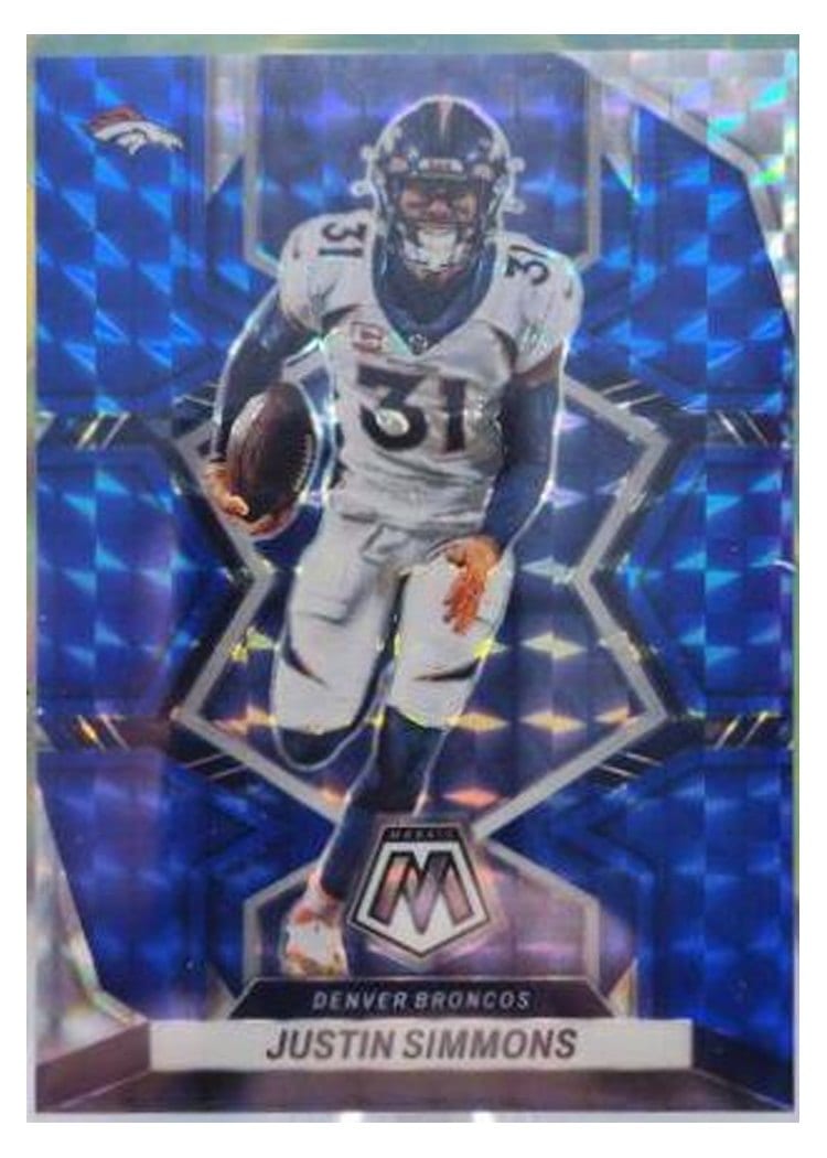 2022 Panini Mosaic Base Set Justin Simmons #62 card