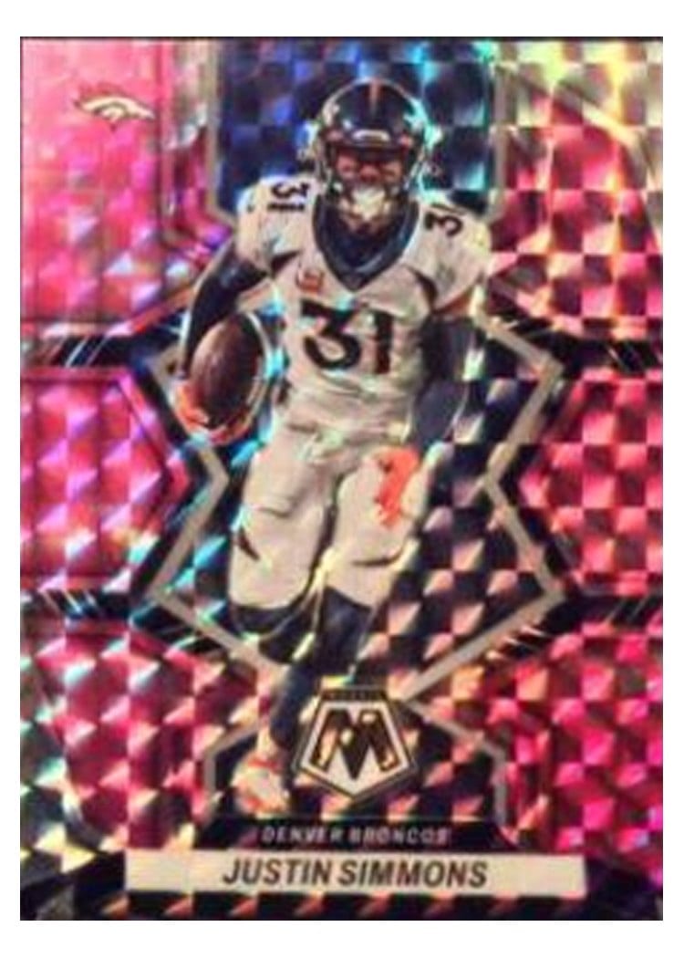 2022 Panini Mosaic Base Set Justin Simmons #62 card