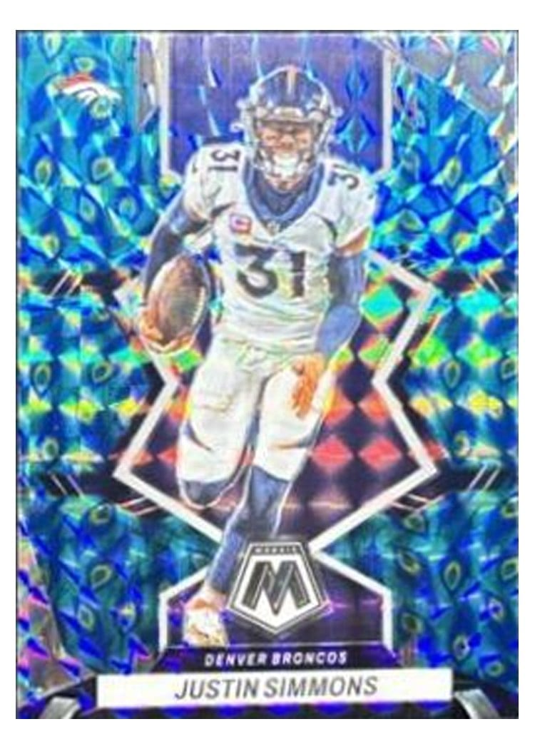 2022 Panini Mosaic Base Set Justin Simmons #62 card