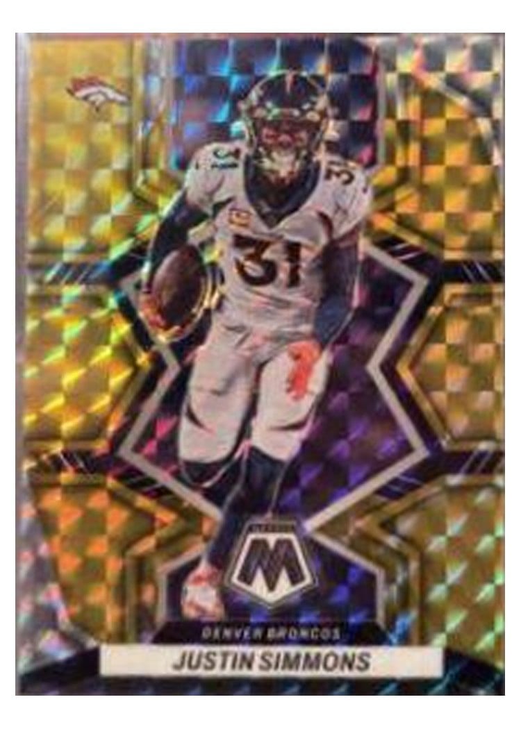 2022 Panini Mosaic Base Set Justin Simmons #62 card